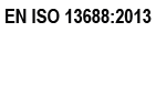 EN ISO 13688:2013